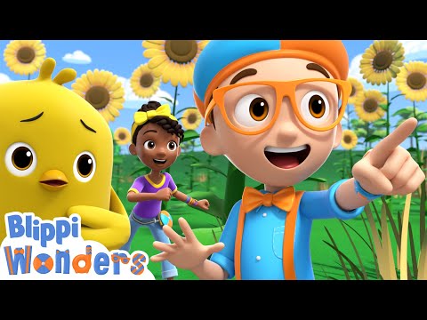 NEW! Blippi &amp; Meekah Meet a Spring Chick! | Blippi Wonders Educational Cartoons for Kids