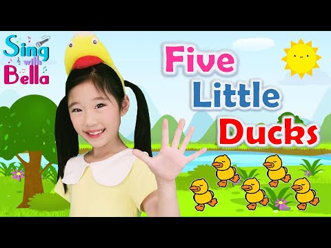 Five Little Ducks with Actions and Lyrics | Kids Action Song | Children&rsquo;s Songs by Sing with Bella