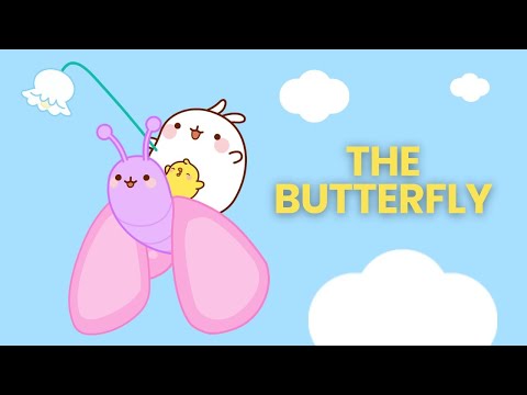 Molang and Piu Piu Fly on a Butterfly! 🦋 | Funny Compilation for Kids