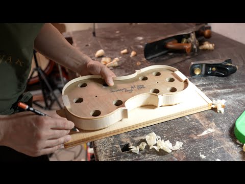 The amazing secret process of making a violin by a Korean maestro of string instruments