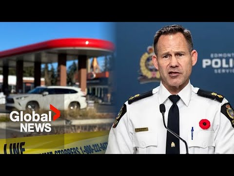 Edmonton shooting: Police say father killed in targeted attack was high-level gang member | FULL