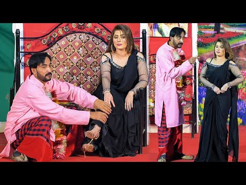 Amrozia Khan With Sajjad Shoki &amp; Shahid Bhola | New Best Comedy Punjabi Stage Drama Clip 2022