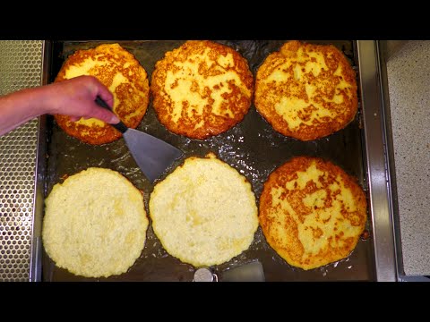 Traditional German Snack Stand with Potato Pancakes and Egg Pancakes | Street Food Berlin Germany