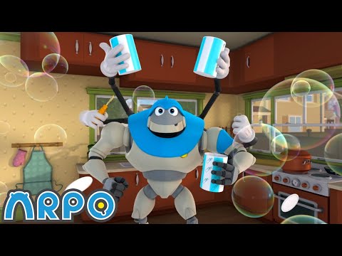 Boy In The Bubble! | ARPO The Robot Classics | Full Episode | Baby Compilation | Funny Kids Cartoons