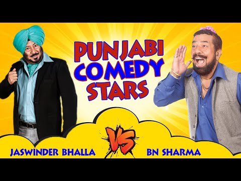 Punjabi Comedy Stars : Jaswinder Bhalla VS BN Sharma | New Punjabi Comedy - Comedy Movies Scenes