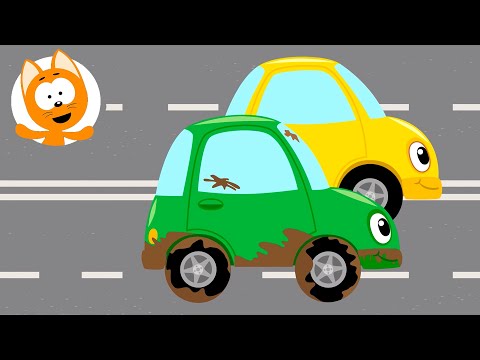 Carwash Song | Meow-Meow Kitty kids songs and cartoons