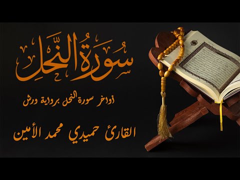 Surah An-Nahl Amine Hamidi  ll  أواخر سورة النحل مكرر للحفظ حميدي محمد الأمين