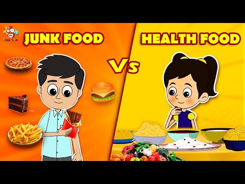 Junk Food vs Healthy Food | Mom's Lesson | English Moral Story | English Animated | English Cartoon