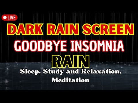 Goodbye insomnia to sleep better with heavy rain - Live Stream RELAX MOMENT