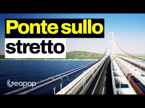 What Will the Messina Strait Bridge look like? 3D reconstruction from original blueprints