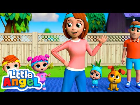 Heads Shoulders Knees And Toes | Fun Songs |Sing Along|Moonbug Kids Learn English &amp; Karaoke Time