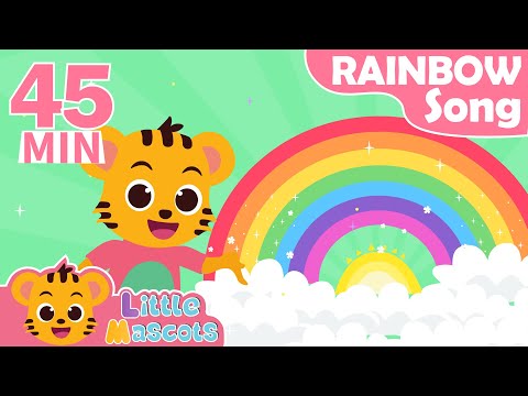 Colors Of The Rainbow + Five Little Monkeys + more Little Mascot Rhymes &amp; Kids Songs