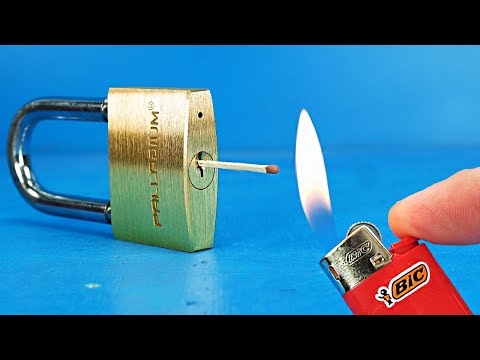 How To Open A Lock With Matches