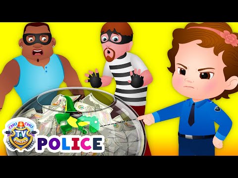 ChuChu TV Police Saving the Kid's Piggy Bank - Robbery Episode - Fun Stories for Children