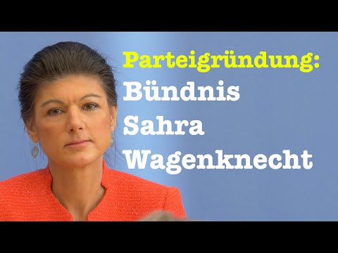 BPK: Parteigr&uuml;ndung &quot;B&uuml;ndnis Sahra Wagenknecht - Vernunft &amp; Gerechtigkeit&quot; | 8. Januar 2024