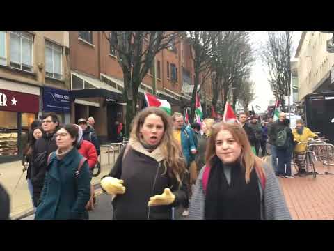 Bristol march for Gaza - Jan. 2024