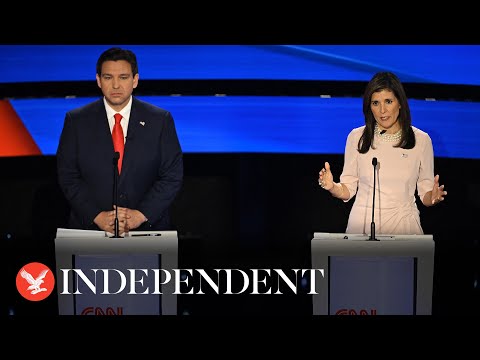 Haley v DeSantis: Top moments from first head-to-head debate