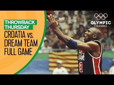 Croatia vs. USA ft Michael Jordan &amp;amp; The Dream Team - Basketball Replays | Throwback Thursday