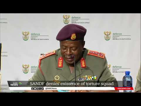 General Rudzani Maphwanya pours cold water on allegations of a military torture squad