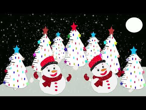 Enjoy this eye-catching  lullaby with snowfall and snowman. Sound sleep!