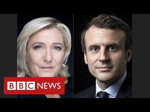 Far-Right Marine Le Pen to face Emmanuel Macron in French Presidential run-off - BBC News