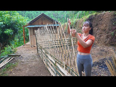 Full Video 90 Day BUILD CABIN, Make wooden furniture, Vegetable garden | Free Bushcraft