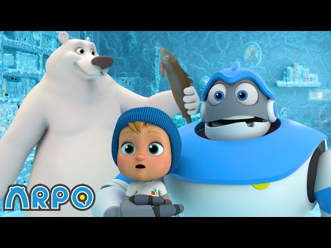 The Frozen Winter Takeover! | ARPO The Robot | Christmas Cartoons for Kids!