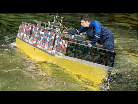 How 150 Millions $ Container Ships Are Cruelly Tested Before Production