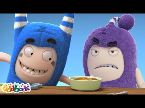 Eat and Run | Oddbods - Food Adventures | Cartoons for Kids