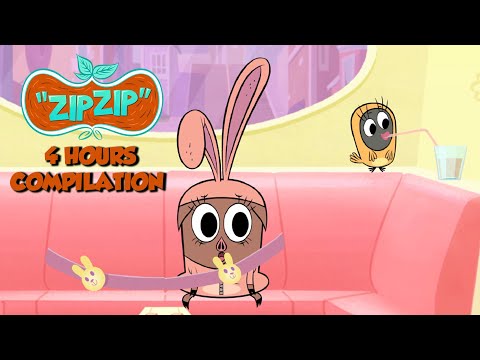 Let's go to Bunnyland! | Zip Zip | 4 hours COMPILATION - Season 2 | Cartoon for kids