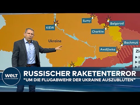 PUTINS KRIEG: Russischer Raketenterror &quot;um die Flugabwehr der Ukraine auszubluten&quot;