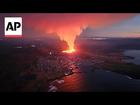 Iceland volcano eruption sends lava flowing toward nearby settlement