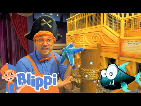 Blippi Visits Discovery Children's Museum!  | Animals for Kids | Animal Cartoons