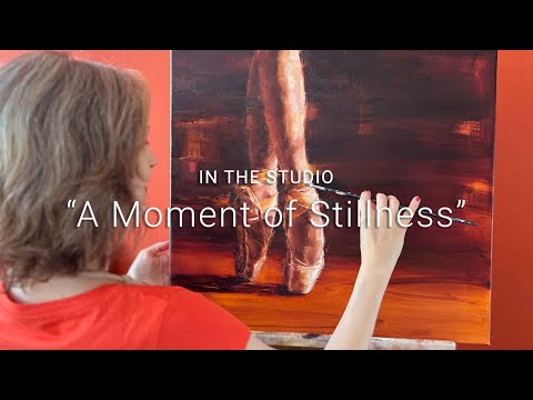 In the studio: painting new oil artwork I Some of my story and thoughts on art