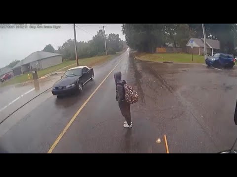 Drivers Illegally Passing Stopped School Buses