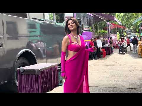 Shilpa Shetty Arrives At The Sets Of India&rsquo;s Got Talent In Goregaon