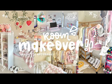 cozy room makeover ☁️🌿 [ikea, aliexpress haul, building + decorating]