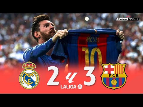 Real Madrid 2 x 3 Barcelona ● La Liga 16/17 Extended Goals &amp; Highlights HD