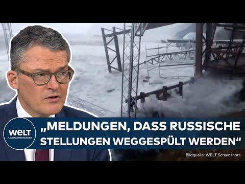 PUTINS KRIEG: Sturmflut am Schwarzen Meer! &amp;quot;Meldungen, dass russische Stellungen weggesp&amp;uuml;lt werden&amp;quot;