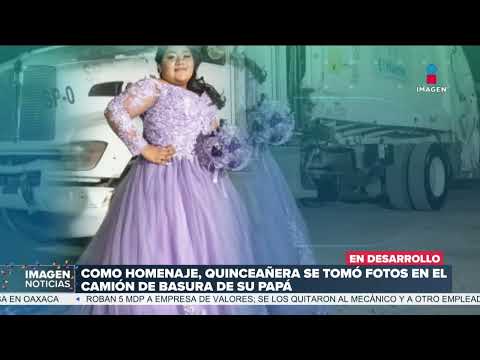 Quincea&ntilde;era se toma fotos en el cami&oacute;n de basura de su pap&aacute; | DPC con Nacho Lozano