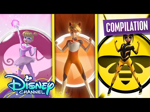 Miraculous Hero Transformations! | Miraculous Ladybug | 