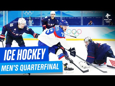 United States vs Slovakia | Men's Ice Hockey Quarterfinal | Full Replay | 