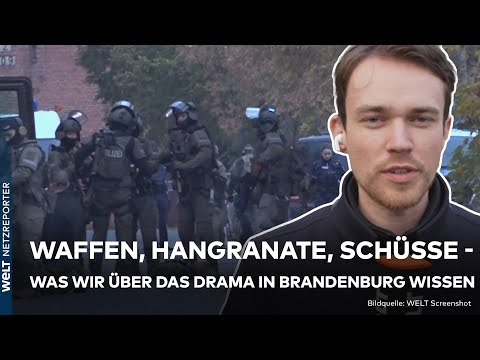 SCHWERBEWAFFNETER TOT: Dramatischer Polizeieinsatz in Brandenburg - Mutter und Kind gerettet | WELT