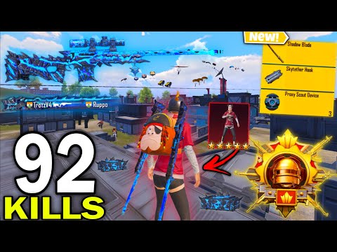 92 KILLS Wow!😈 NEW MODE BEST AGGRESSIVE RUSH GAMEPLAY 🔥SAMSUNG,A7,A8,J4,J5,J6,J7,J2,J3,XS,A3,A4,A5