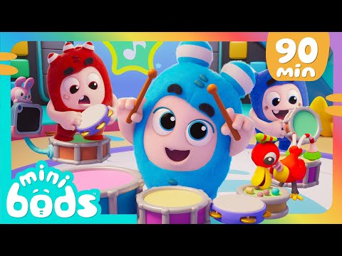 Let&rsquo;s Go Lulu! 🥁 | 🌈 Minibods 🌈 | Preschool Cartoons for Toddlers