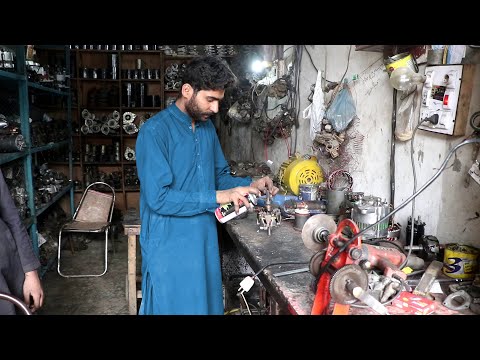 This young auto mechanic is brilliant in repairing car alternator