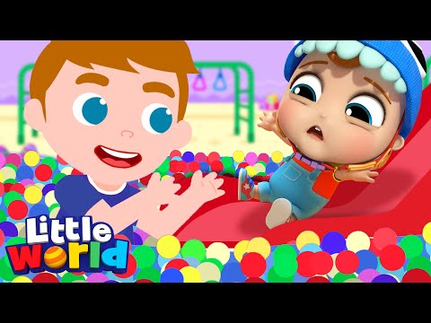 Play Safely At The Playground | Playtime Song | Little World Kids Songs &amp; Nursery Rhymes