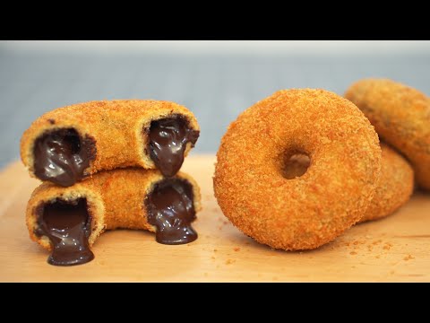 Perfect Fried Chocolate Donut 100%