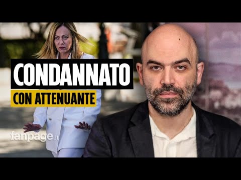 Roberto Saviano commenta la condanna per diffamazione: &quot;Meloni voleva intimidirmi, ha fallito&quot;