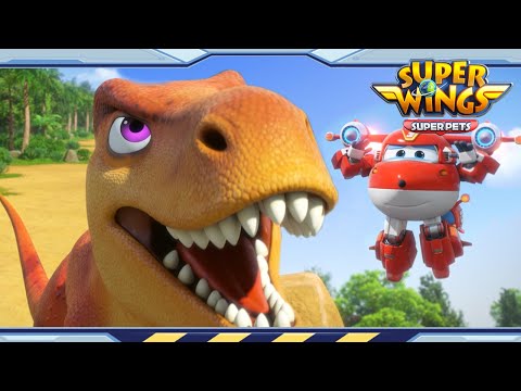 Jurassic Journey Part2 | Super wings season 5 | Super wings super pets | EP36